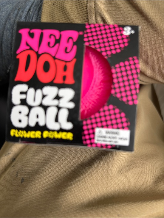 Schylling Other - NeeDoh Flower Power Fuzz Ball - Pink